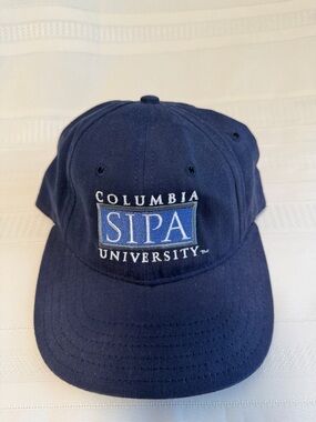 Columbia University School of International /Public Affairs Blue Adj Logo Hat